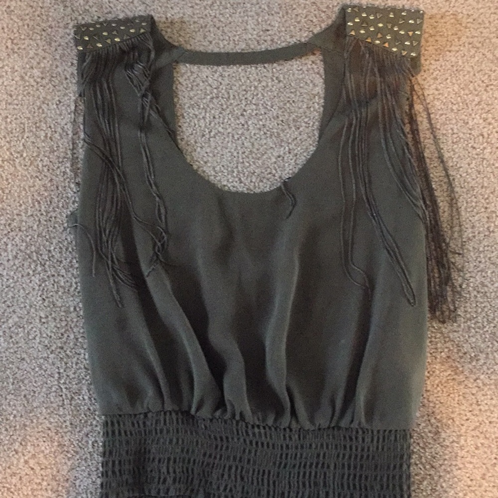 Bebe green top